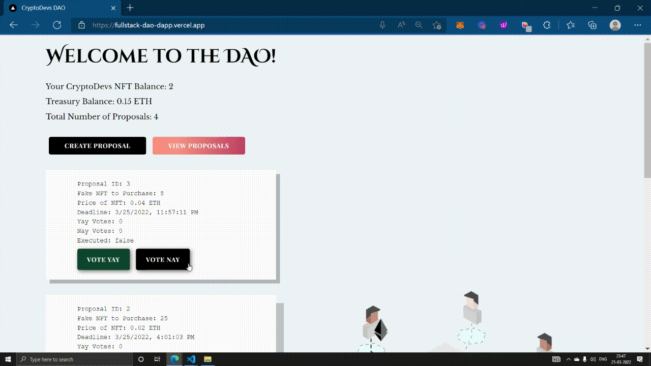 DAO DApp