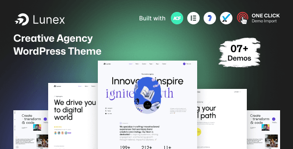 Creative Agency WordPress Theme