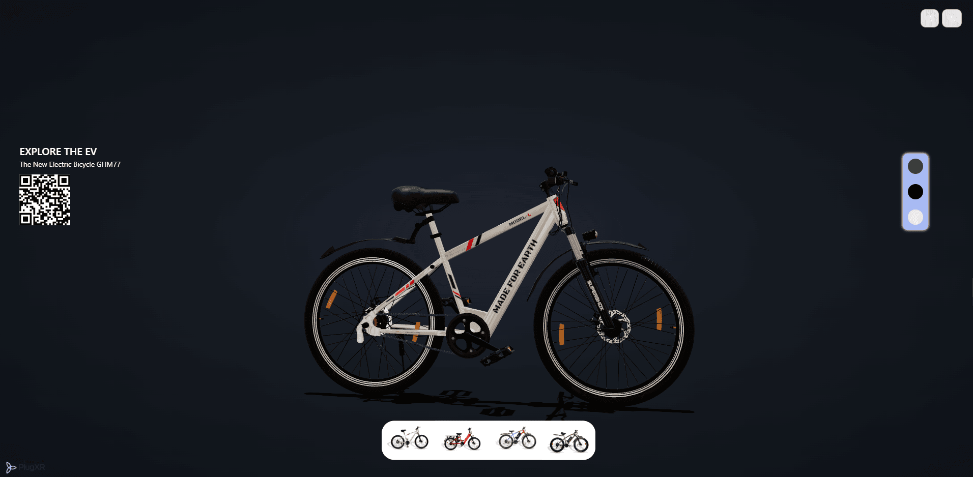3D Bicycle Showcase